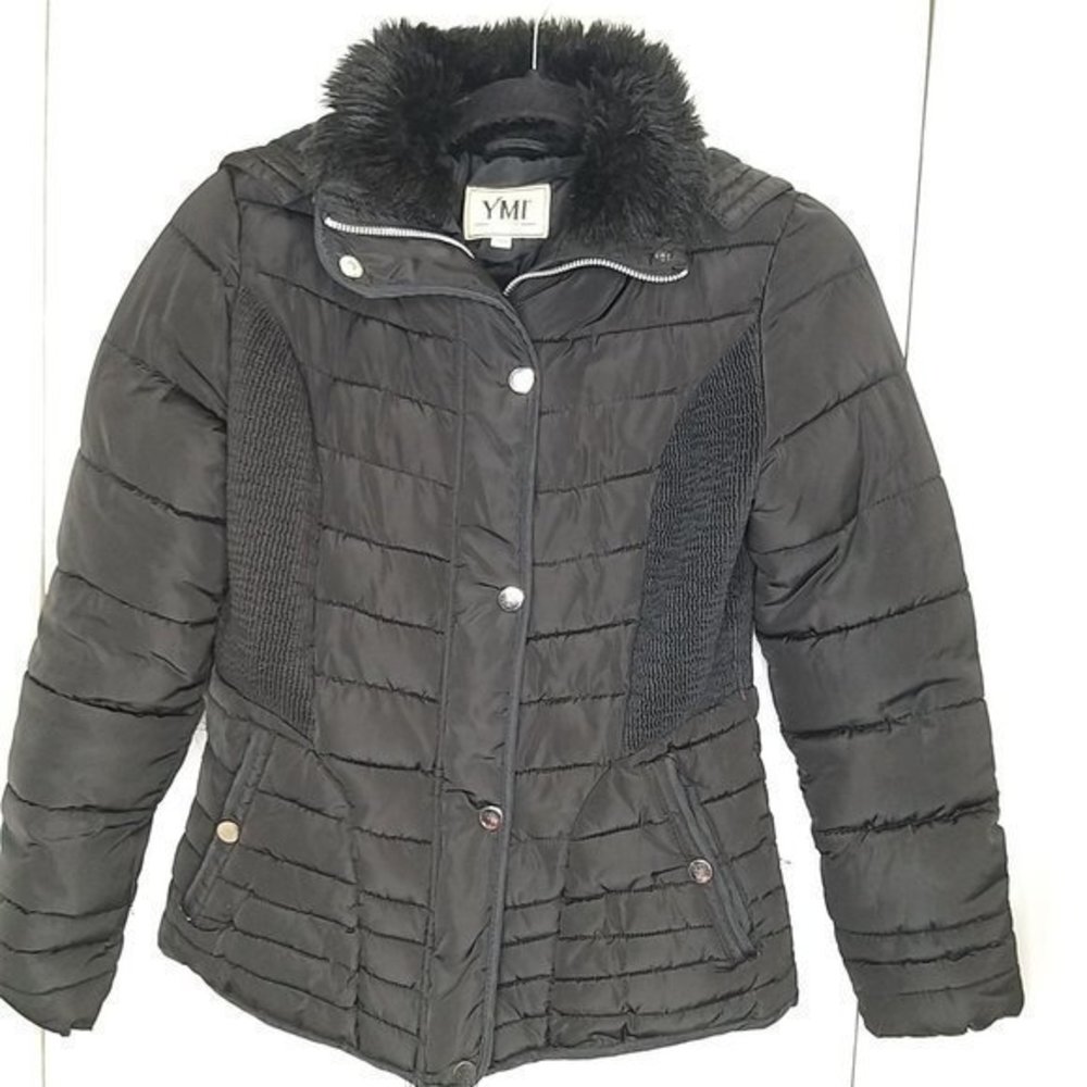 YMI Collection Black Coat size S